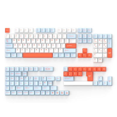 GANSS White Feather PBT Keycaps 188 Set